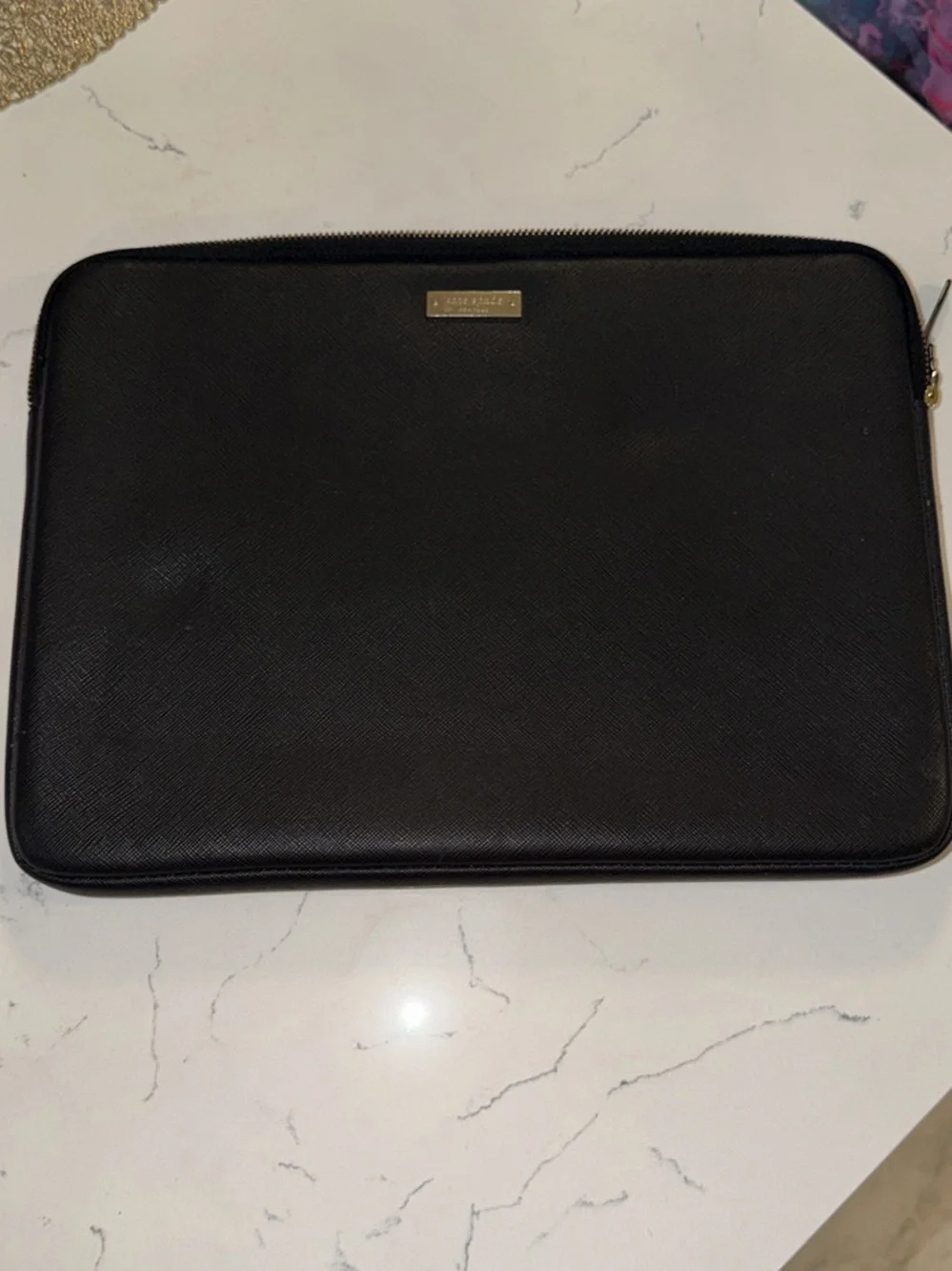 kate spade Black Textured Laptop Sleeve